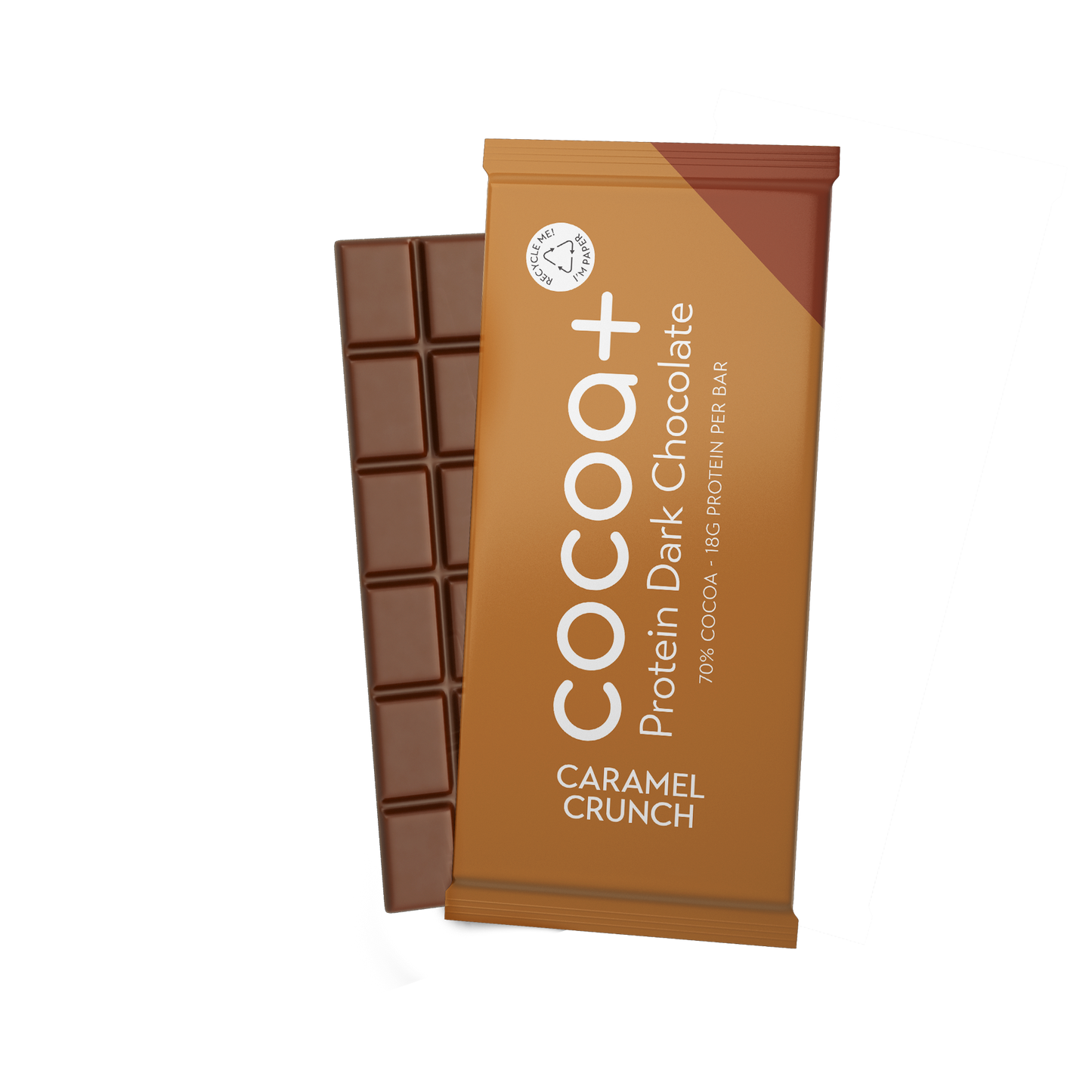 70% Caramel Crunch Dark Protein Chocolate (40g)