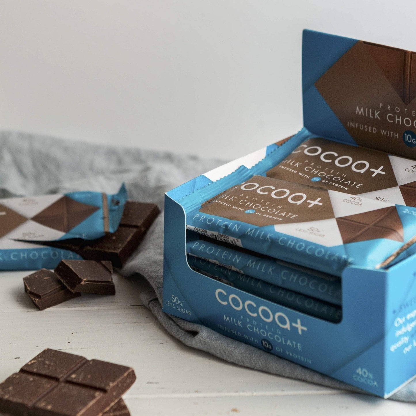 40% Milk Protein Chocolate Bars x 12 (40g)